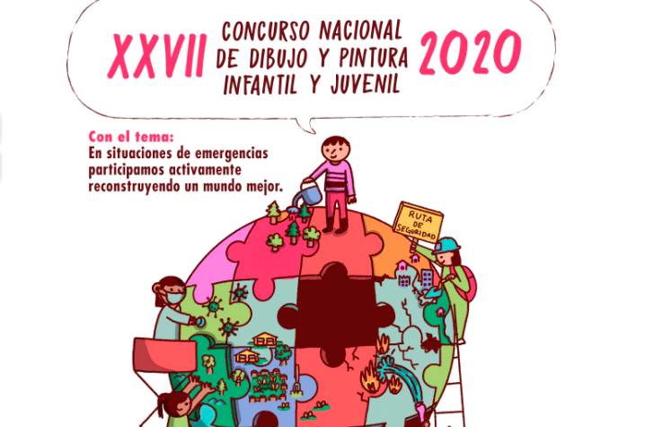 Invitan a participar en Concurso Nacional de Dibujo y Pintura Infantil y Juvenil 2020