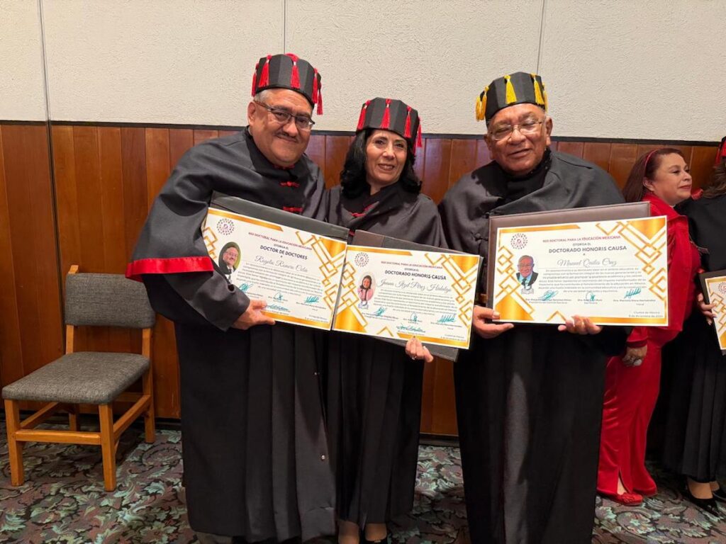 Doctorado Honoris Causa para directora de Colegio Miguel Hidalgo